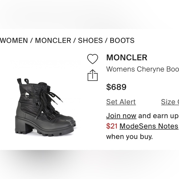 MONCLER ANKLE CHERYNE BOOTS ✨SALE 50% off original price - Picture 2 of 5